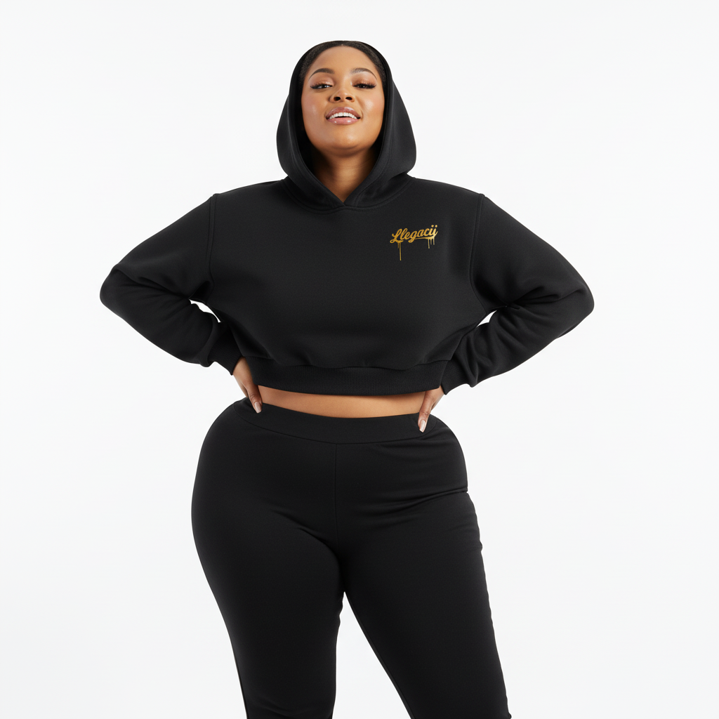 Essential Cropped Hoodie