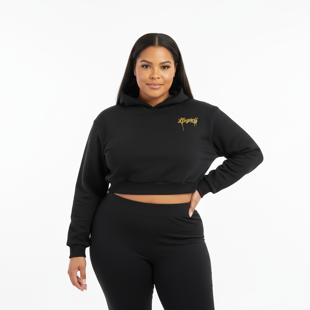 Essential Cropped Hoodie