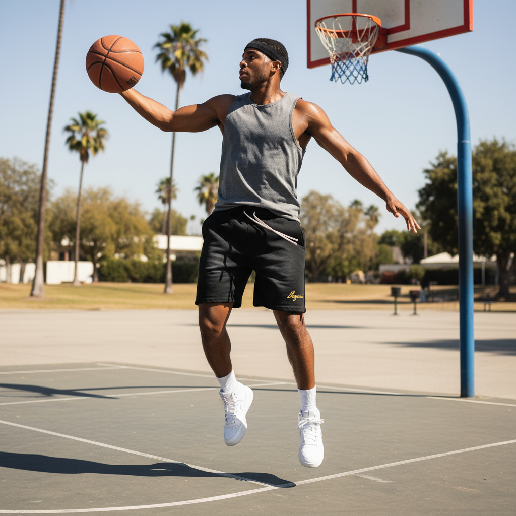 Sun Fade Raw Edge Cotton Shorts